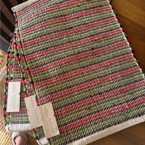 Threshold Colorful Woven Placemats Set of 4 - Christmas